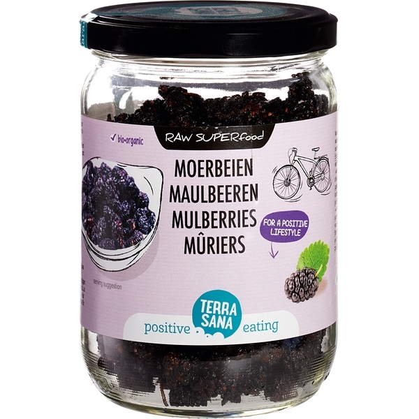 Zwarte moerbeien 190g - TerraSana bio
