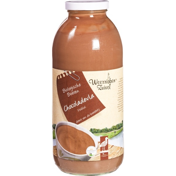 Chocoladevla 1l - Weerribben Zuivel bio (met €0‚70 statiegeld)