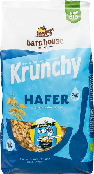Krunchy muesli haver 750g - Barnhouse bio