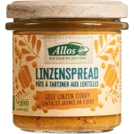 Linzenspread curry 140g - Allos bio