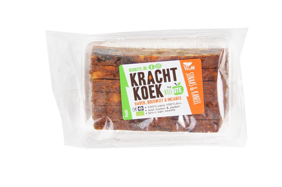 Bestel vóór wo: Vegan BioBite boekweitbrood Sinaas-Kaneel 300g - Van Der Westen bio