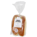 Bestel vóór wo: Bruin spelt sandwichpuntje 4st - Van Der Westen bio