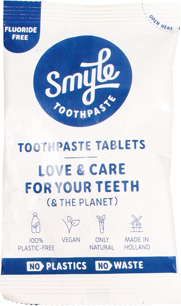 Tandpastatabletten fluoridevrij navulverpakking 65st. - Smyle
