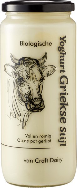 Griekse yoghurt 500ml (incl. €0,70 statiegeld) - Drentse Aa bio