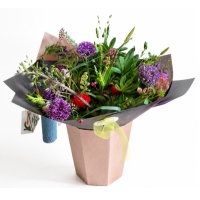 Boeket onbespoten Voerendaalse bloemen - Oké  (Enkel Hub Voerendaal)
