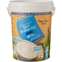 1x Yoghurt Griekse stijl roer 1 kilo - Weerribben Zuivel Bio RED - tht: 08-06-2026
