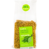 1x Groentecracker spinazie-prei 180g - Kari's Crackers Bio RED - tht: 02-07-2026