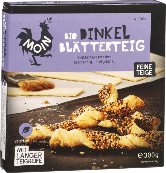 Spelt bladerdeeg 300g - Moin bio