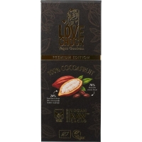 RAW pure chocolade met natuurlijk zoet cacaofruit 70 gram - Lovechock bio
