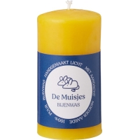 Stompkaars bijenwas 4‚5x8‚5cm – De Muisjes